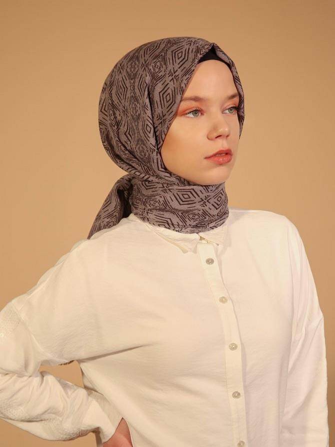 Fivescarf Siyah Gamba Şal