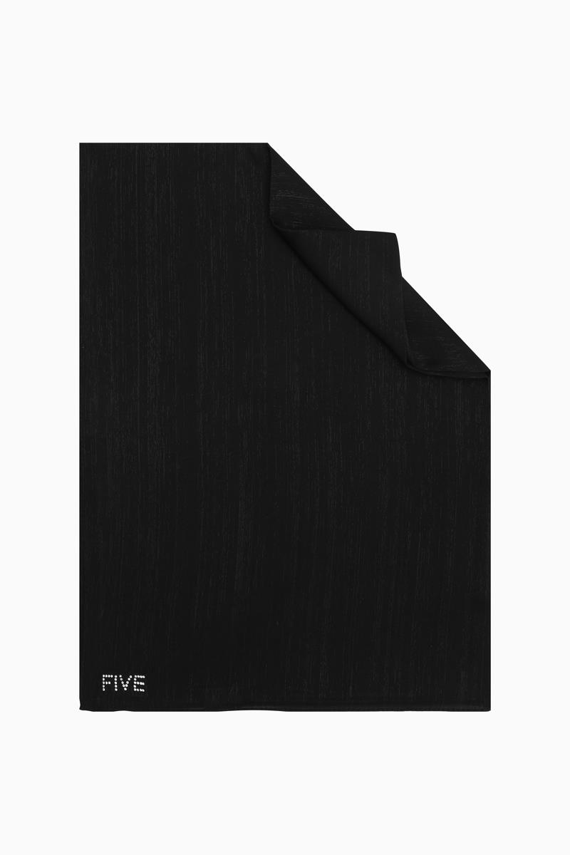 Fivescarf Siyah Simli Elmas Abiye Şal