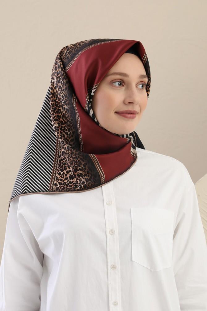 Fivescarf Siyah Twill Digital Eşarp