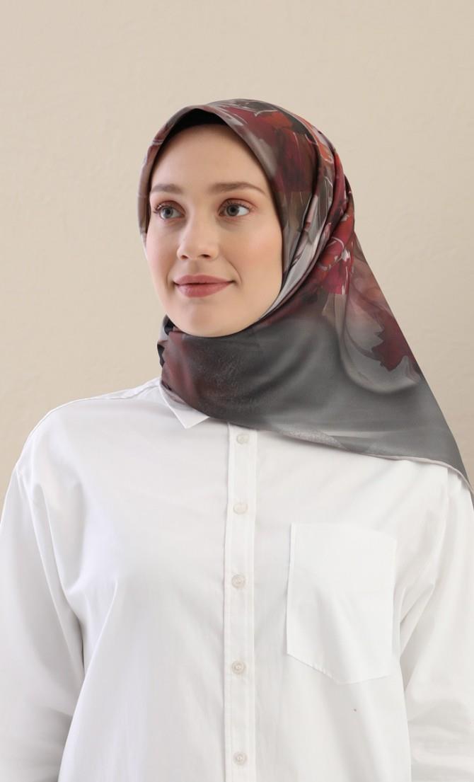 Fivescarf Somon Twill Digital Eşarp