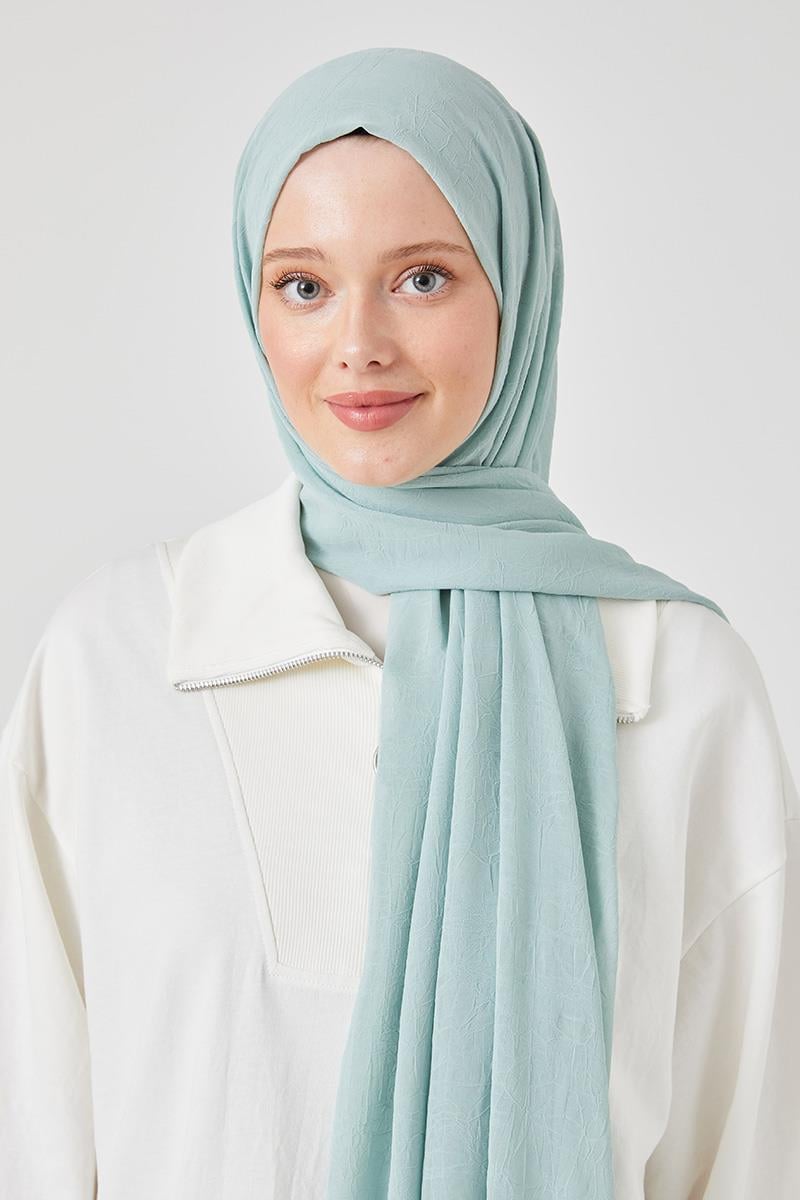 Fivescarf Su Yeşili Frozen Şal