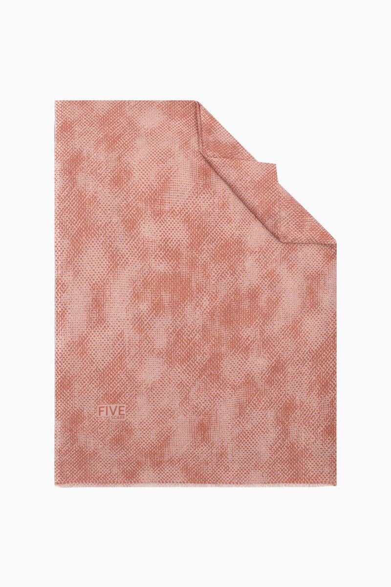 Fivescarf Taba Relax Bulut Batik Şal