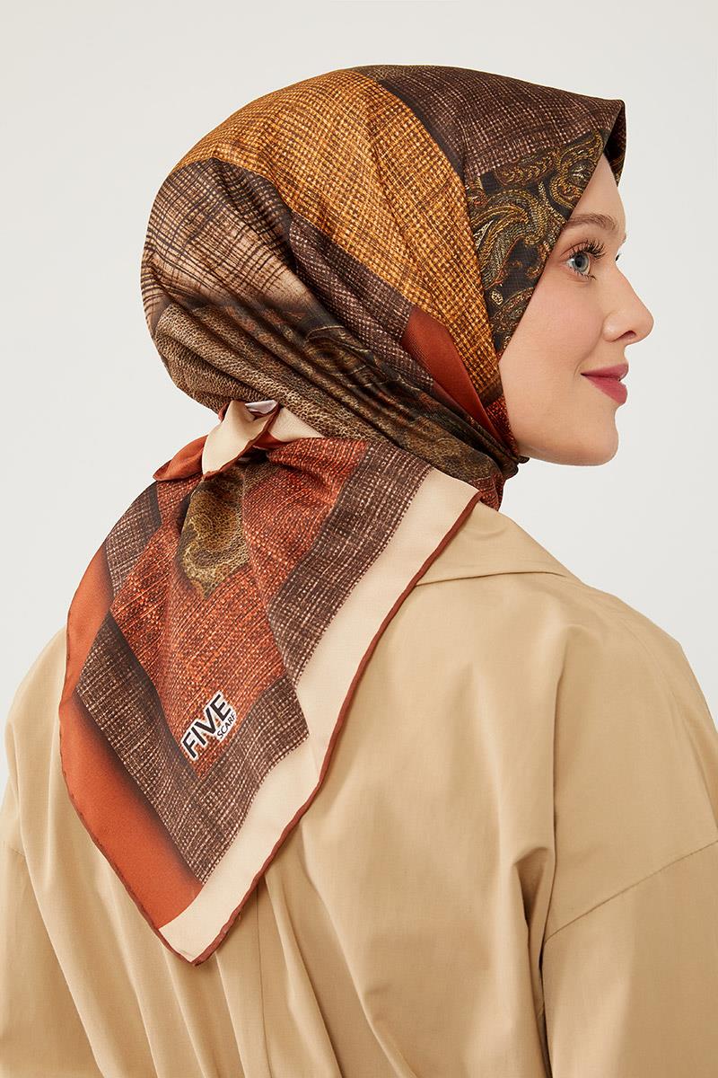 Fivescarf Taba Twil Digital Eşarp