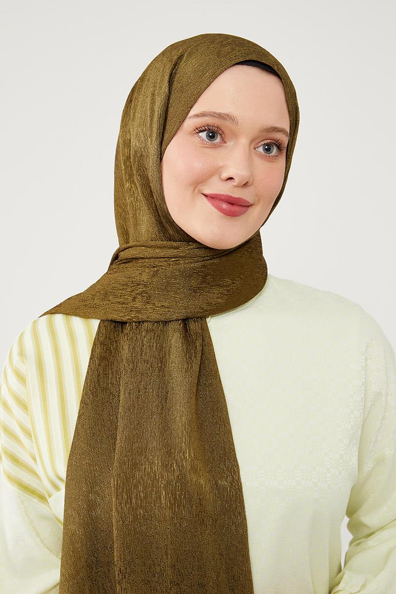 Fivescarf Tarçın Elmas Abiye Şal