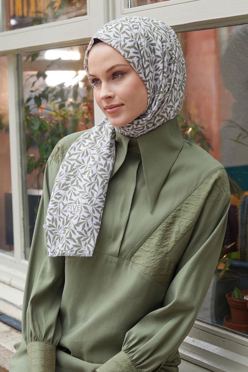 Fivescarf Tarçın Relax Sarmaşık Şal
