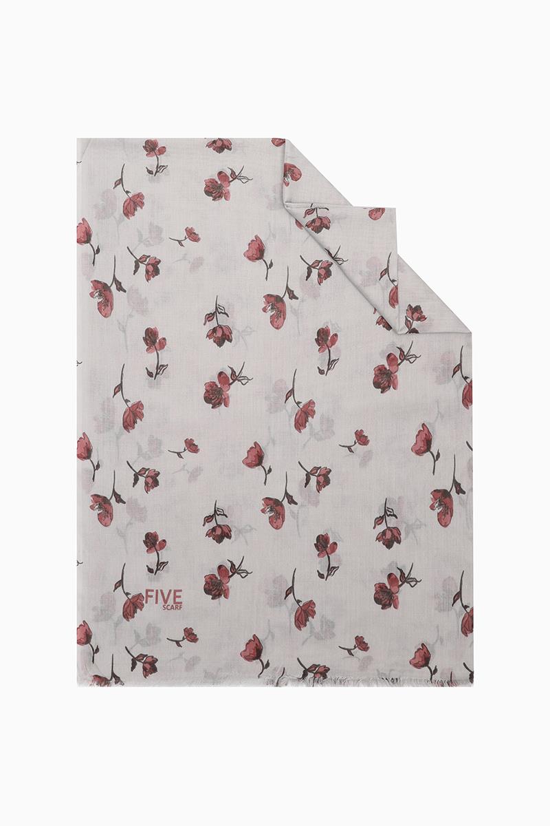 Fivescarf Taş Relax Gelincik Şal