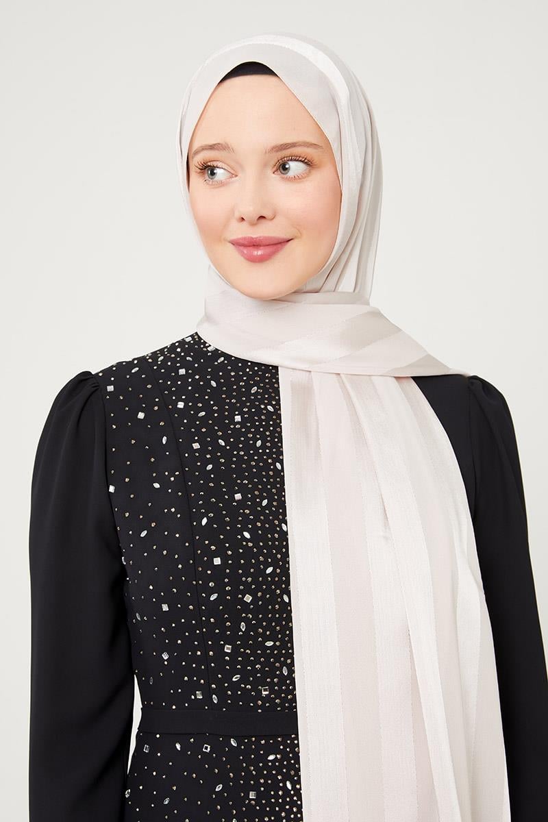 Fivescarf Taş Sim Şeritli Tokyo Şal