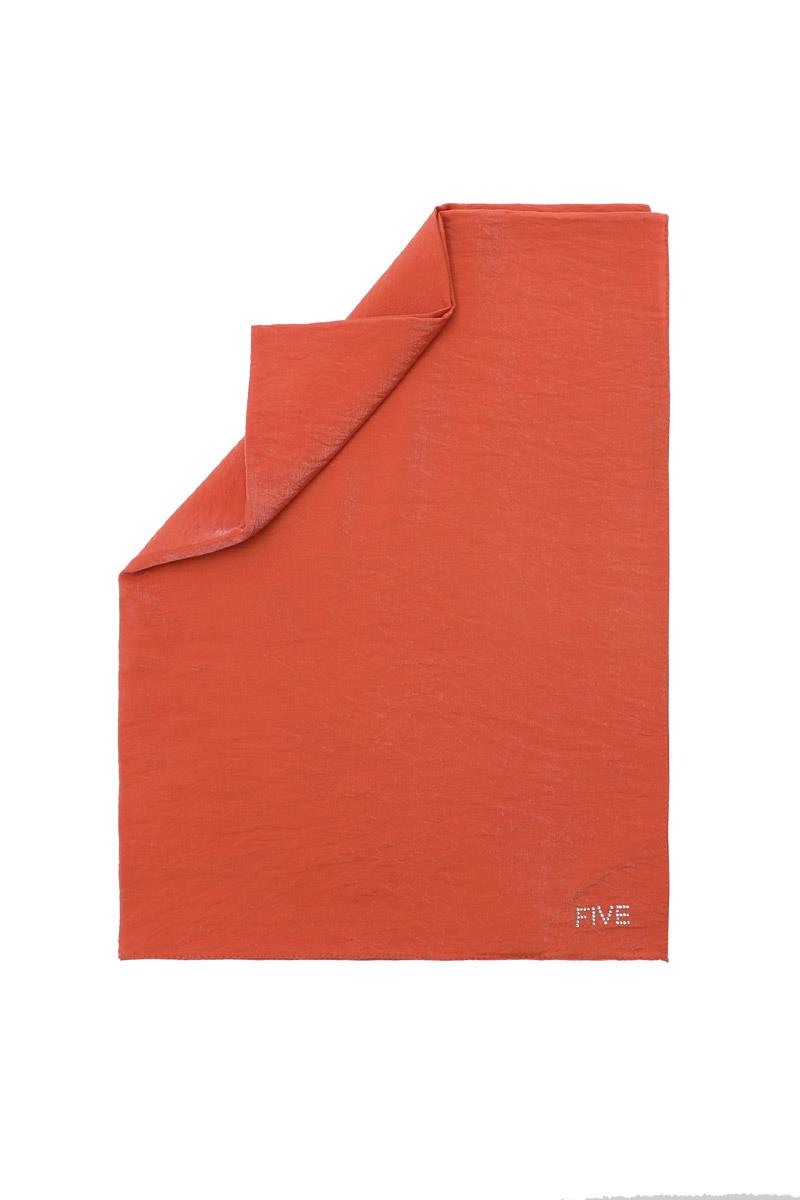 Fivescarf Turuncu Shine Begonia Şal