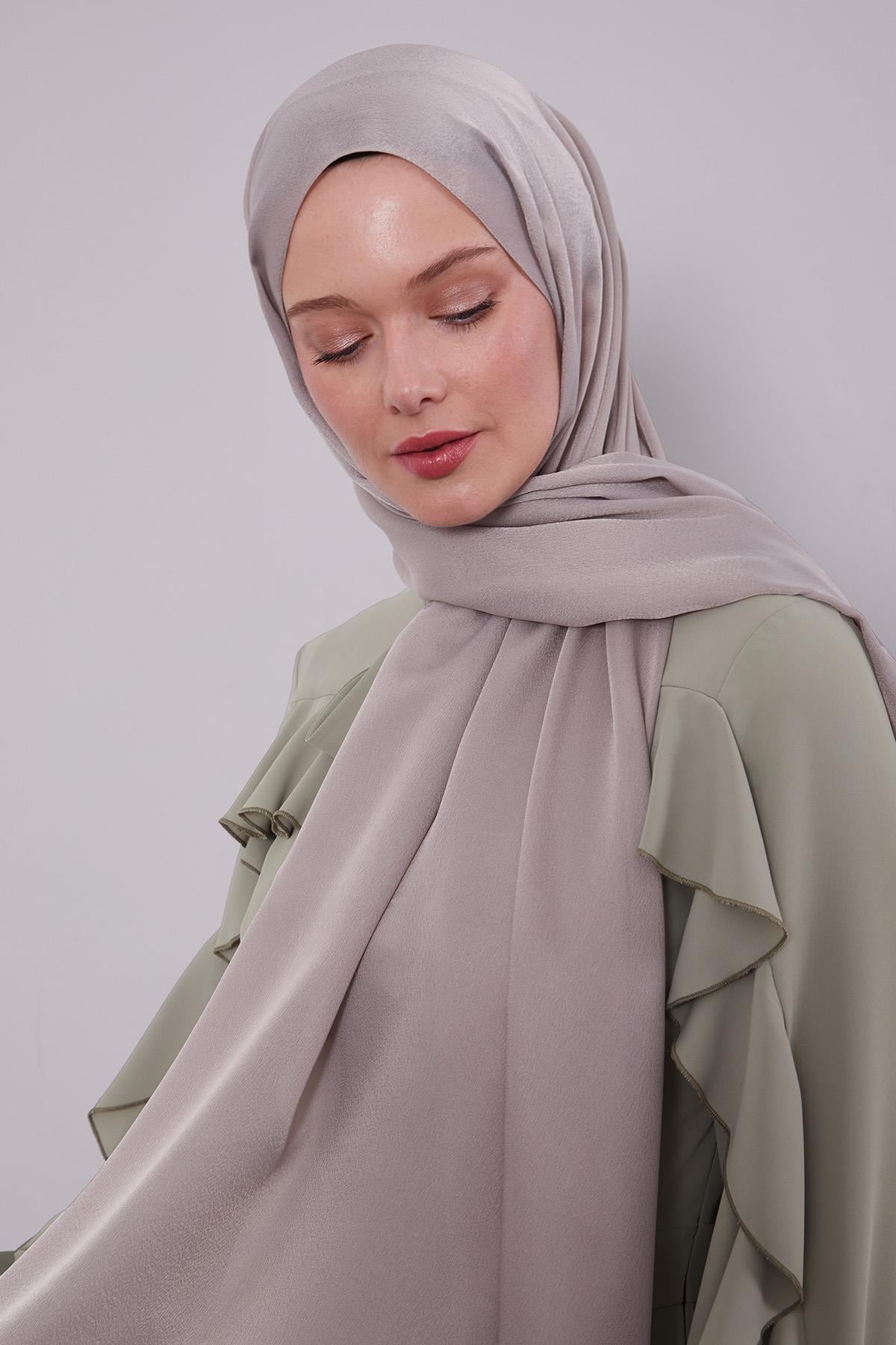 Fivescarf Vizon Düz Purple Şal