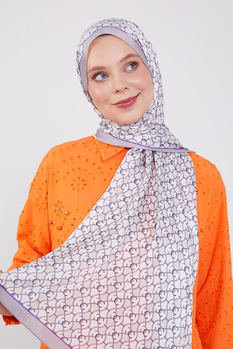 Fivescarf Vizon Zincir Desen Brand Şal
