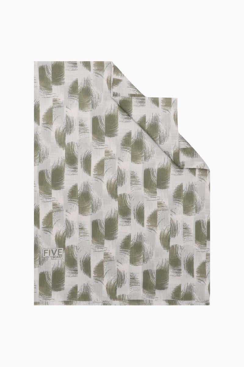 Fivescarf Yeşil Relax Sarmal Batik Şal