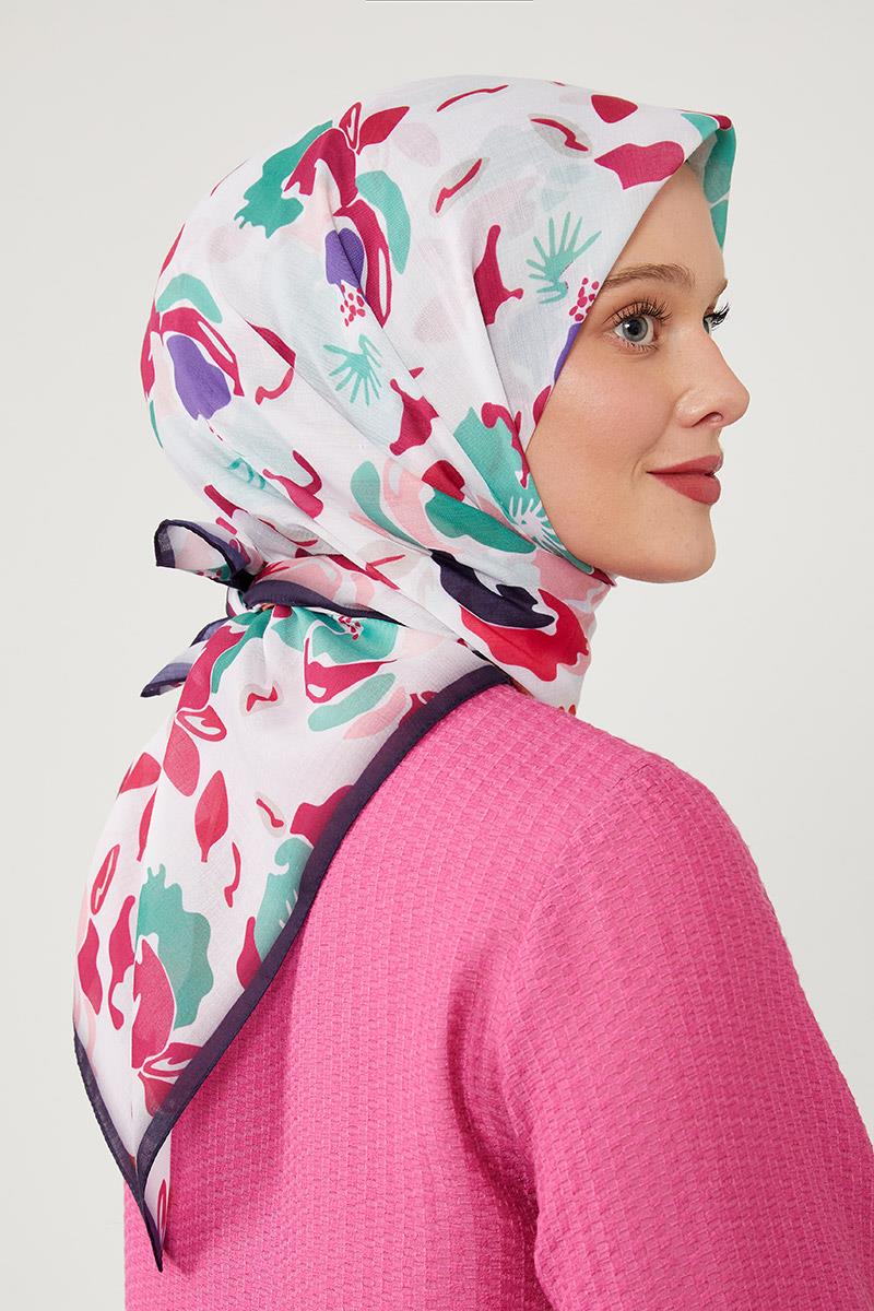 Fivescarf Yeşil Soft Cotton Eşarp