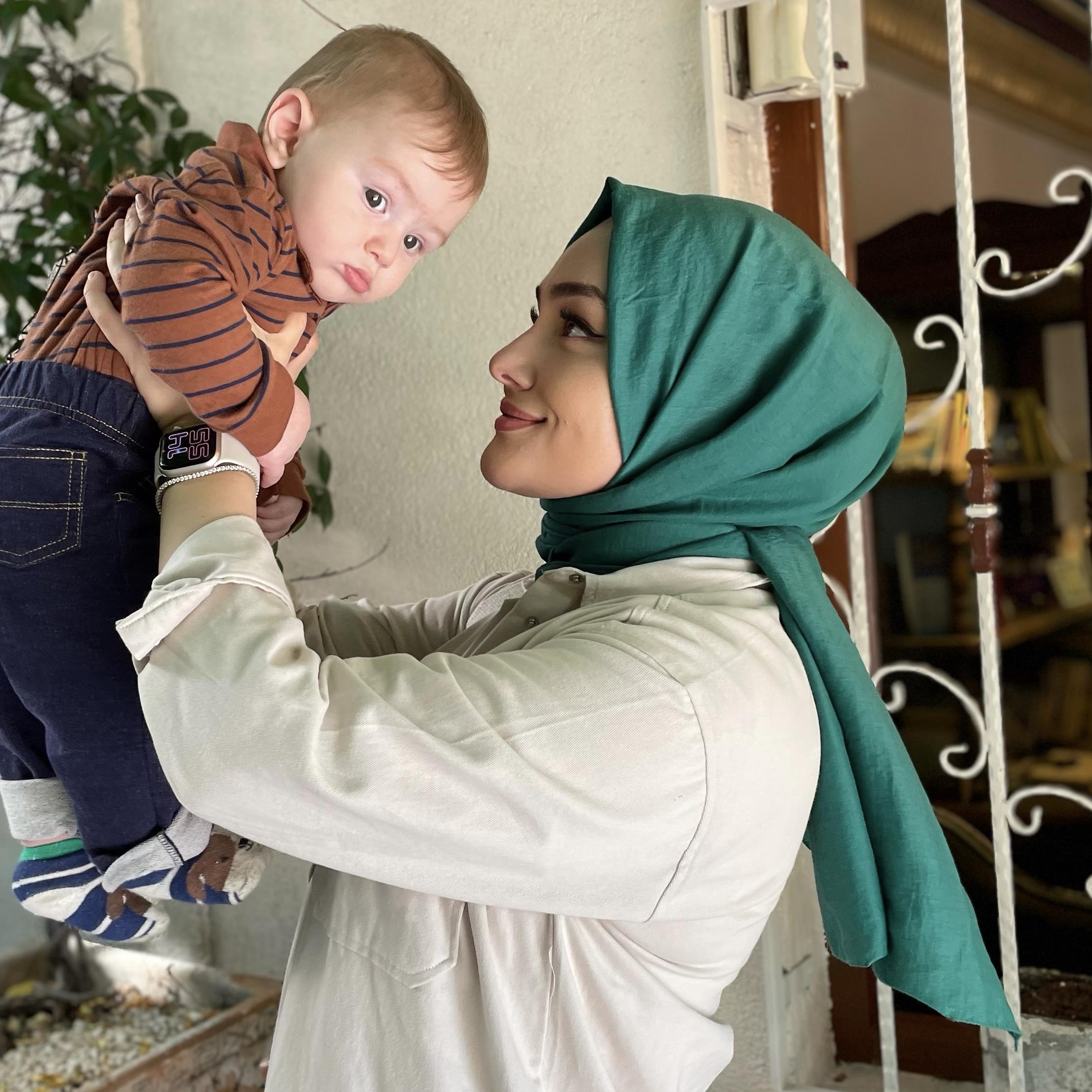 Fivescarf Yeşil Touch Pamuk Şal