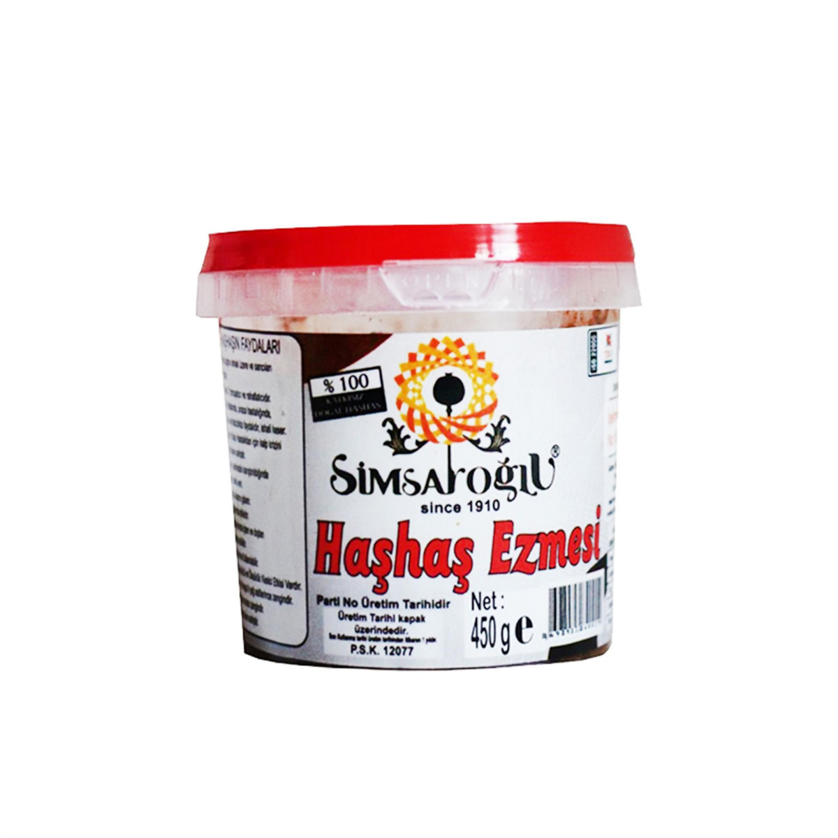 Simsaroğlu Haşhaş Ezmesi 450 gr