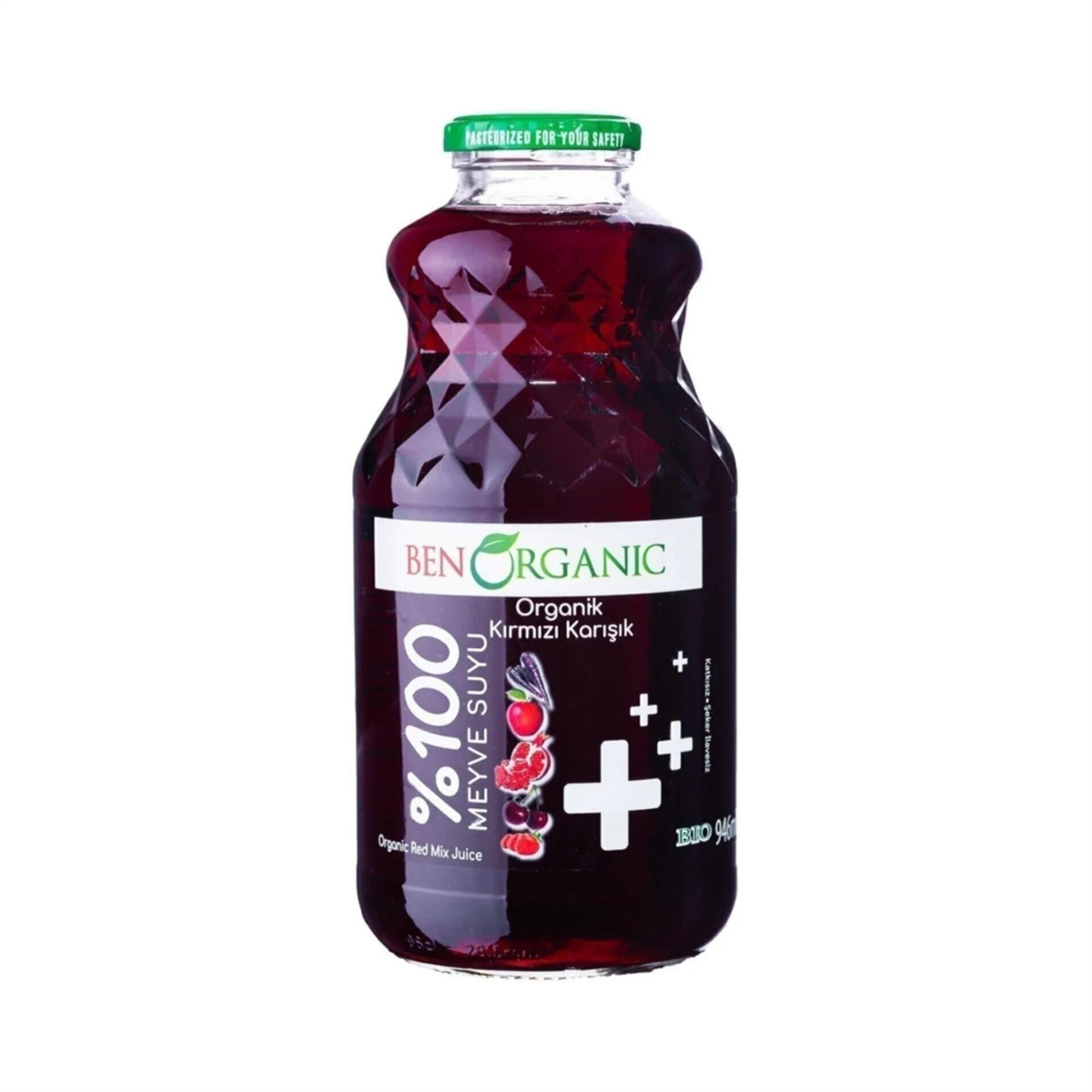 Benorganik Organik Kırmızı Karışık Meyve Suyu 946 ml