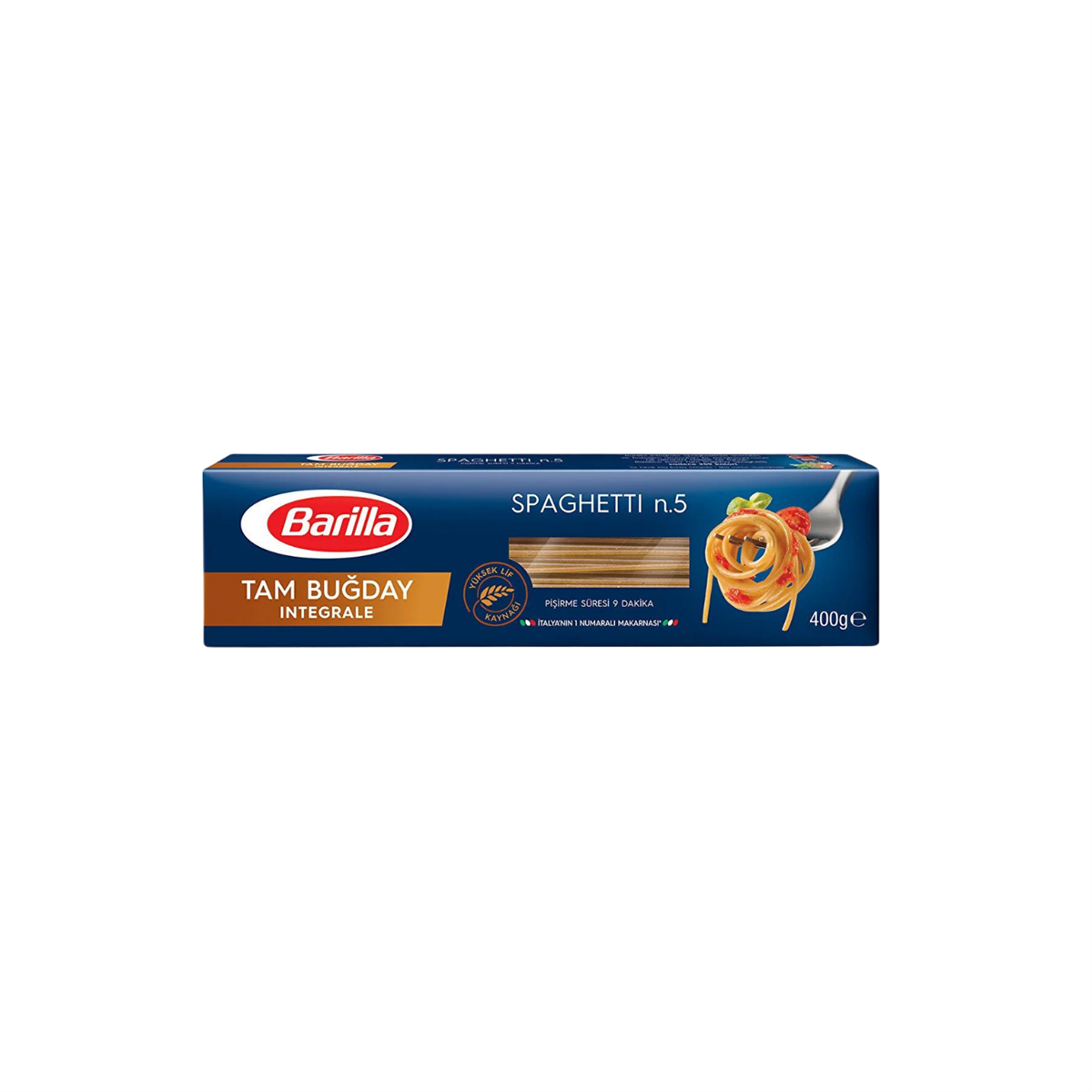Barilla Tam Buğday Spagetti  400 gr