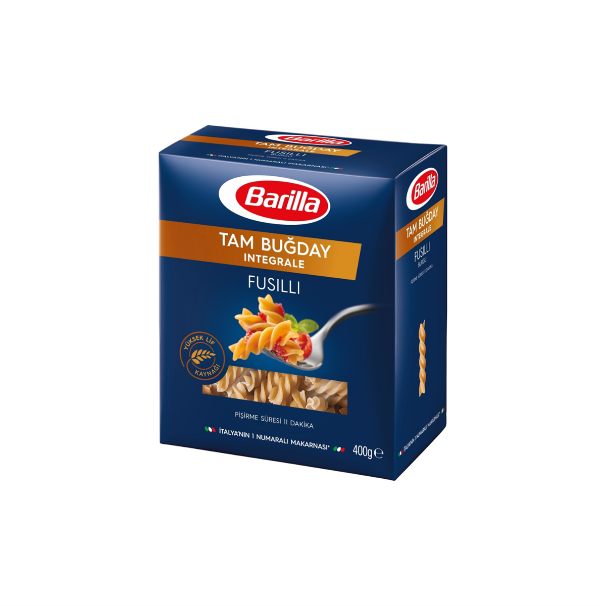 Barilla Tam Buğday Burgu 400 gr