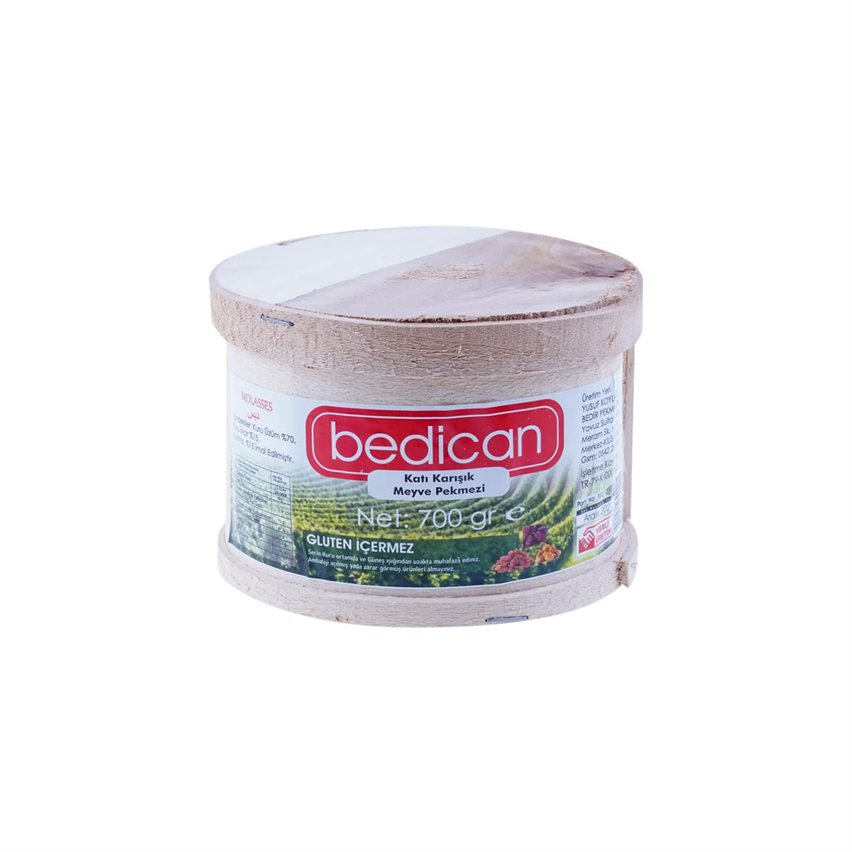 Bedican Katı Üzüm Pekmezi 700 grBedican