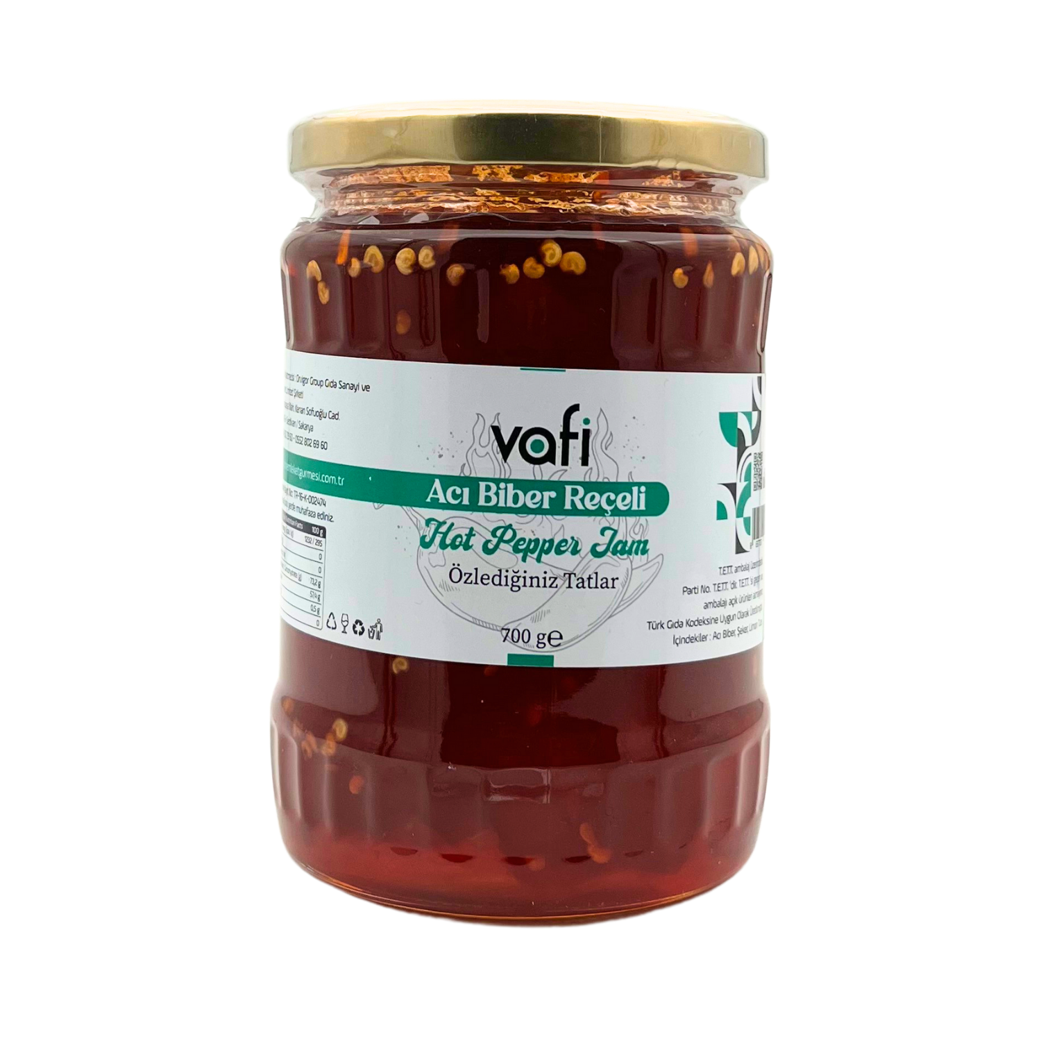 Acı Biber Reçeli 700 gr MGMemleket Gurmesi