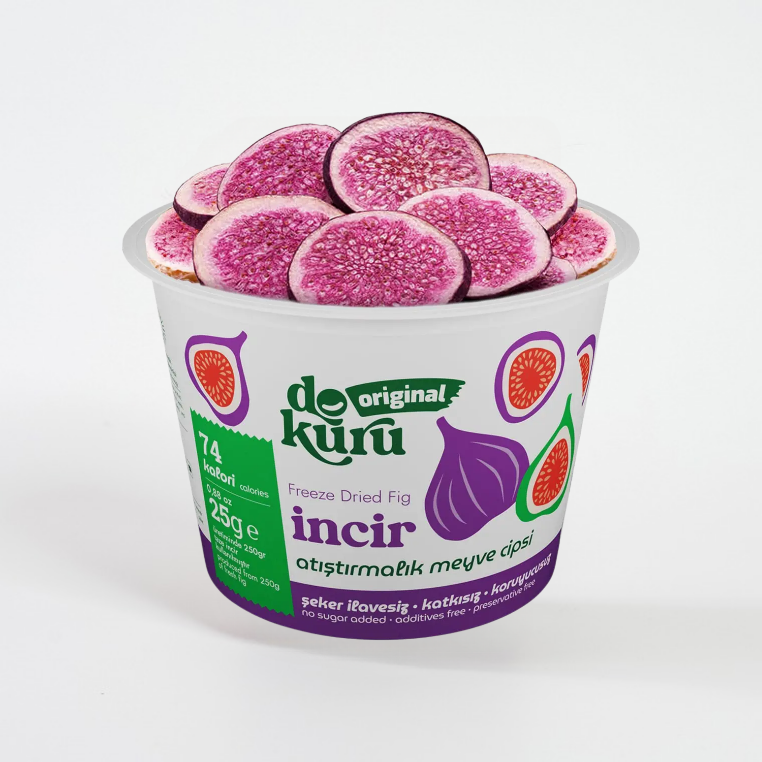 Dokuru Dondurularak Kurutulmuş İncir 30 grDokuru