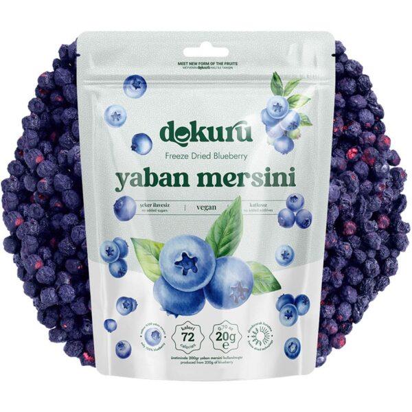 Dokuru Dondurularak Kurutulmuş Yaban Mersini 20 gr