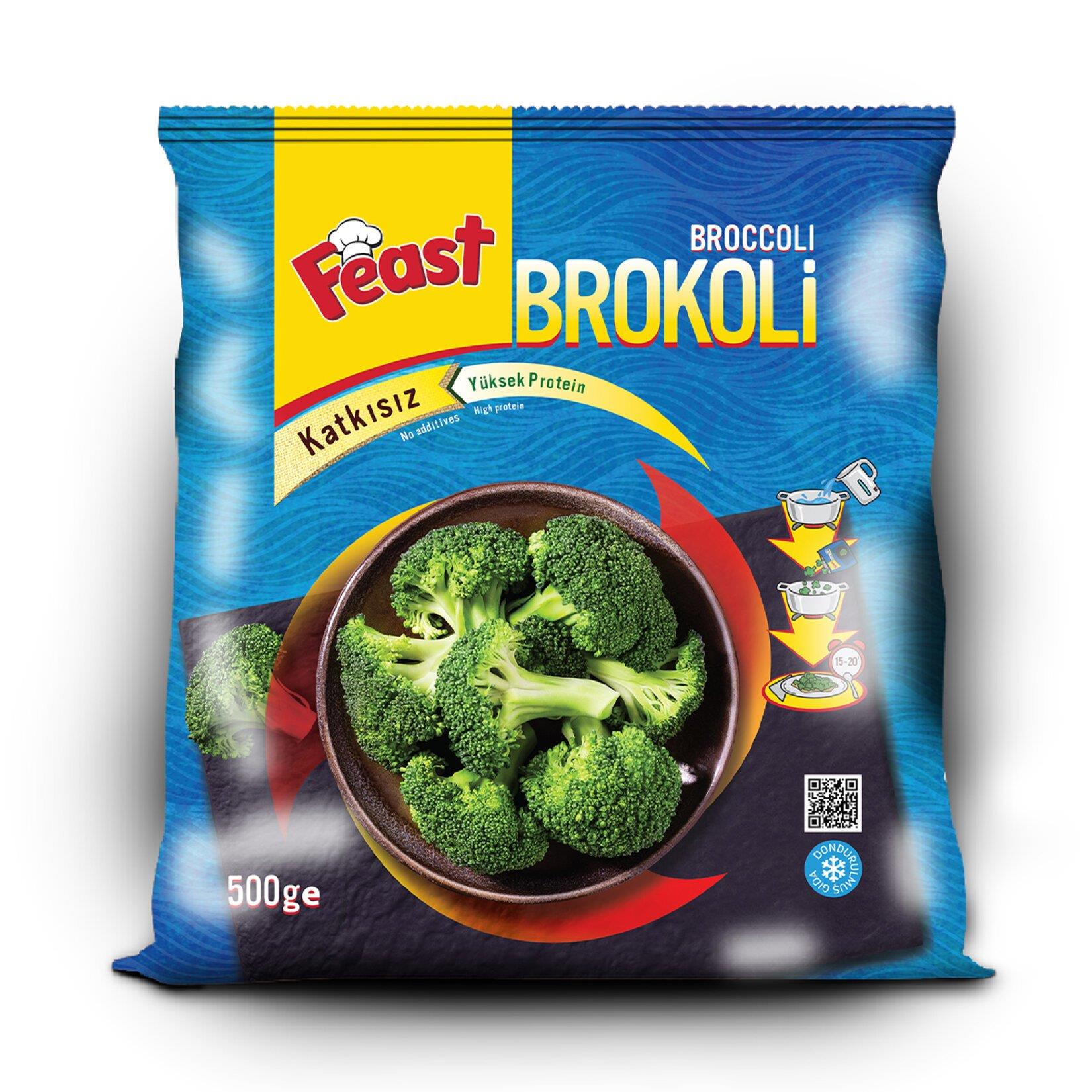Feast Brokoli Donuk 500 grFeast