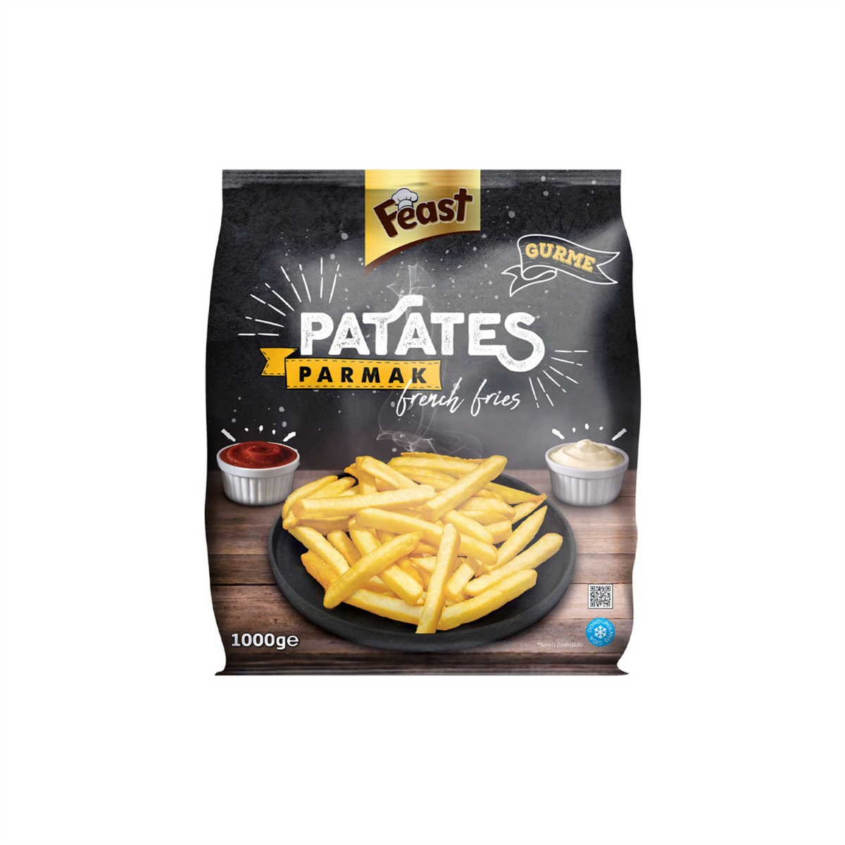 Feast Parmak Patates Gurme French Fries (10x10) 1000 gr