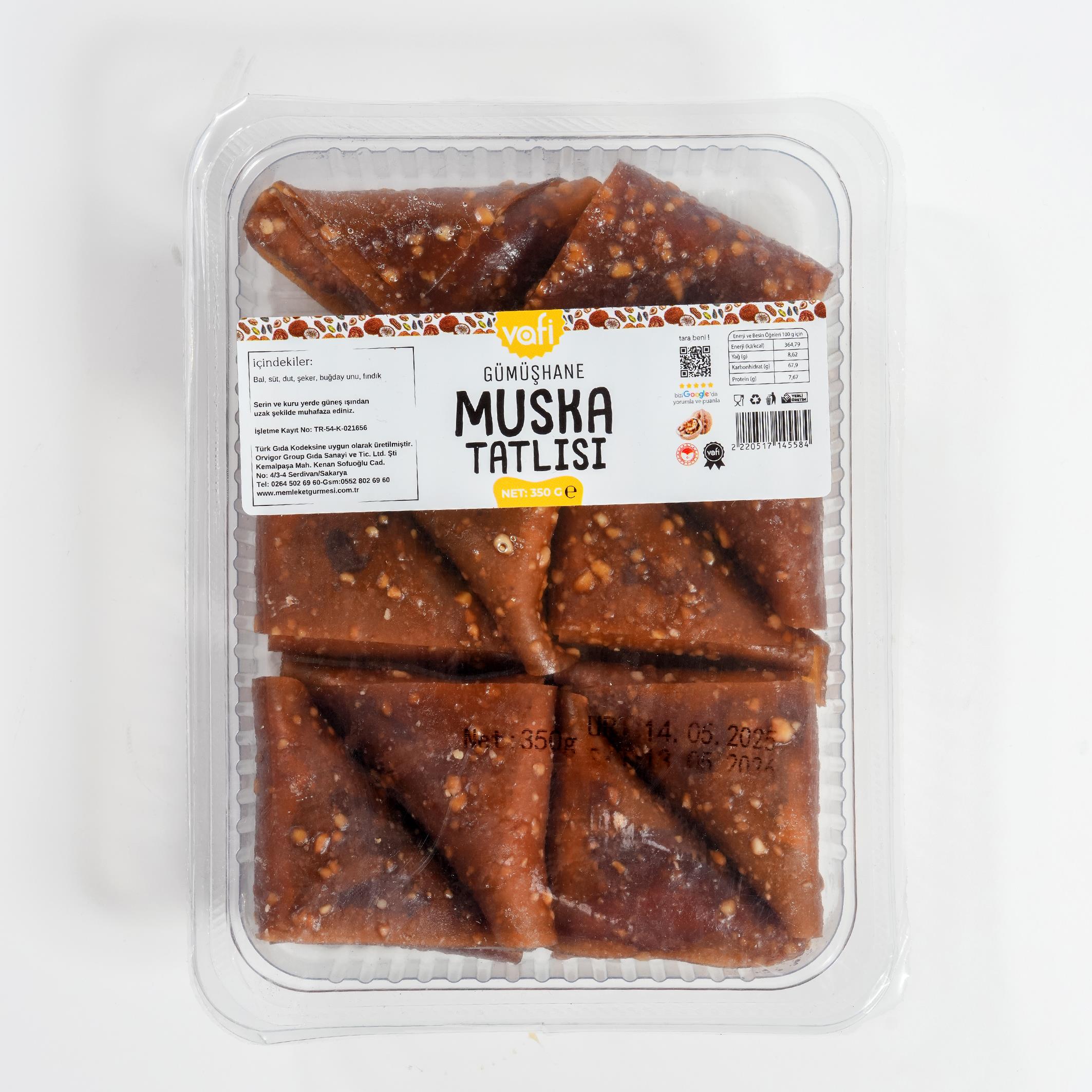 Gümüşhane Muska Tatlısı 350 GrMemleket Gurmesi