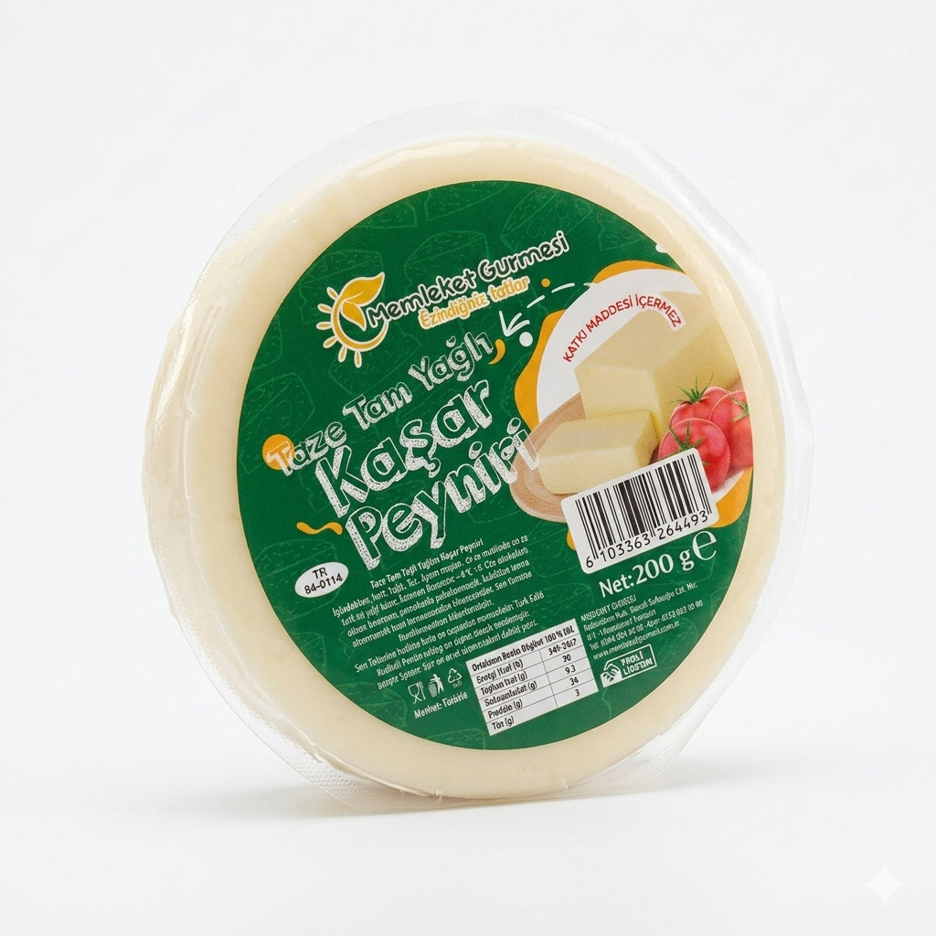 Kaşar Peyniri 200 gr MGVafi