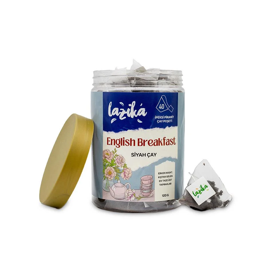 Lazika English Breakfast Siyah Çay 40'lı Piramit Poşet 120 grLazika