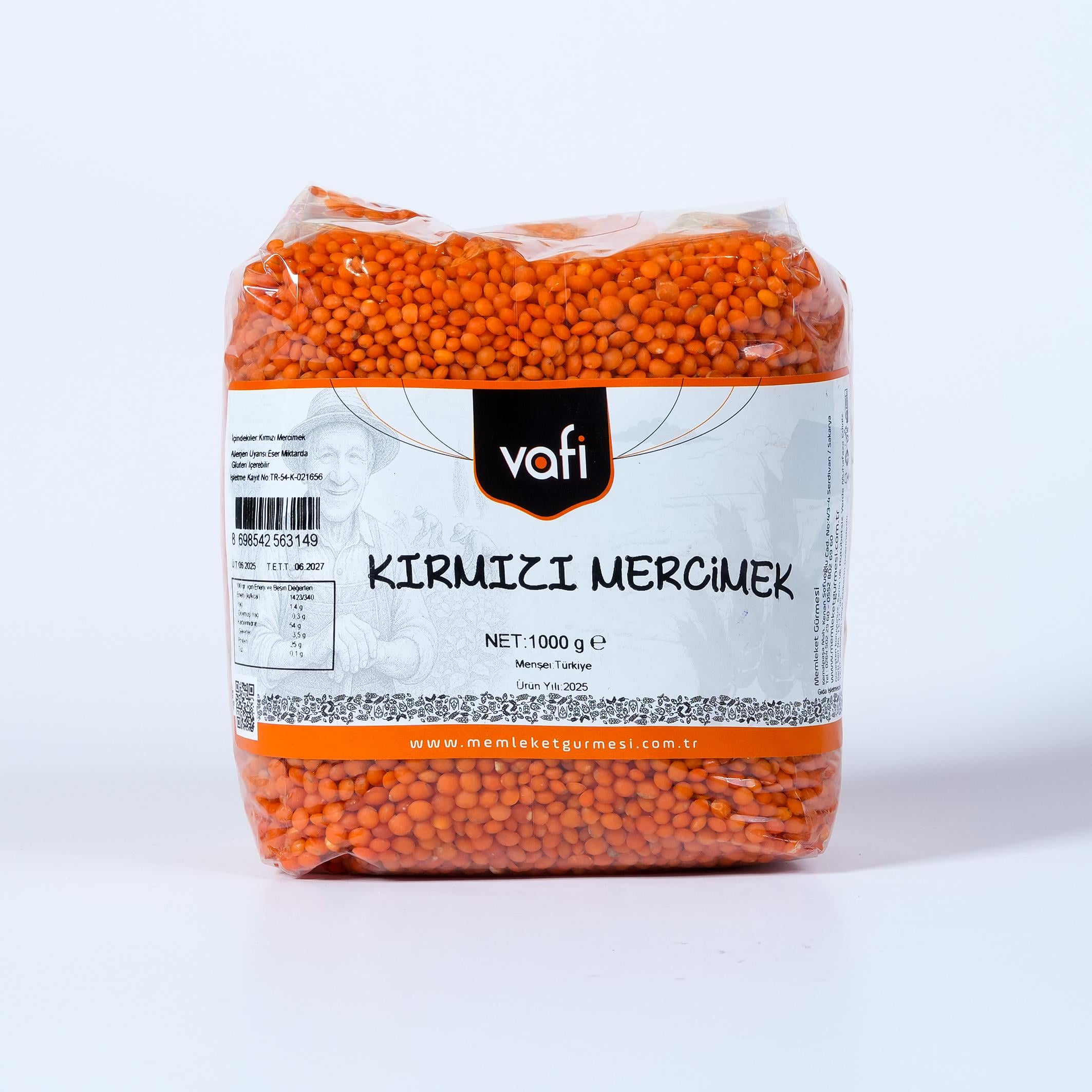 Mardin Kırmızı Mercimek 1000 g 1 ADET