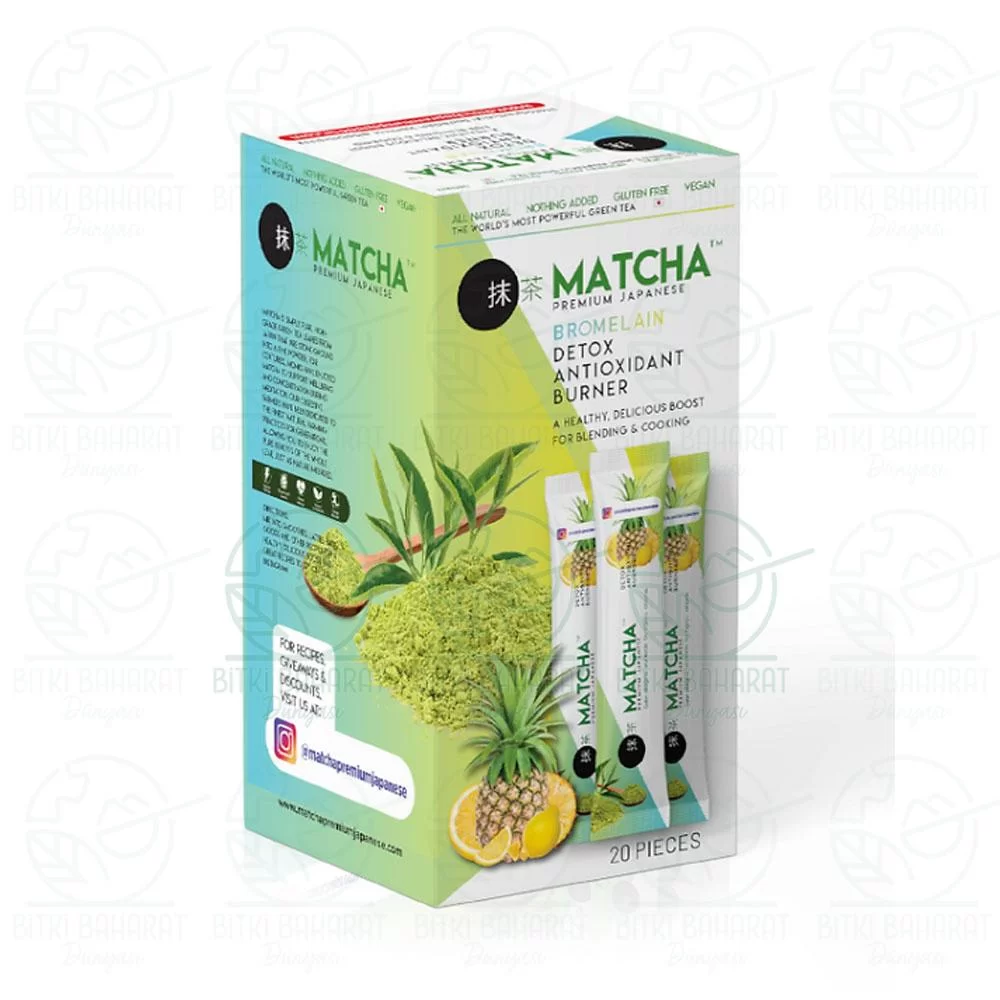 Matcha Yeşil Çay Cehri-Limon 20'liMemleket Gurmesi