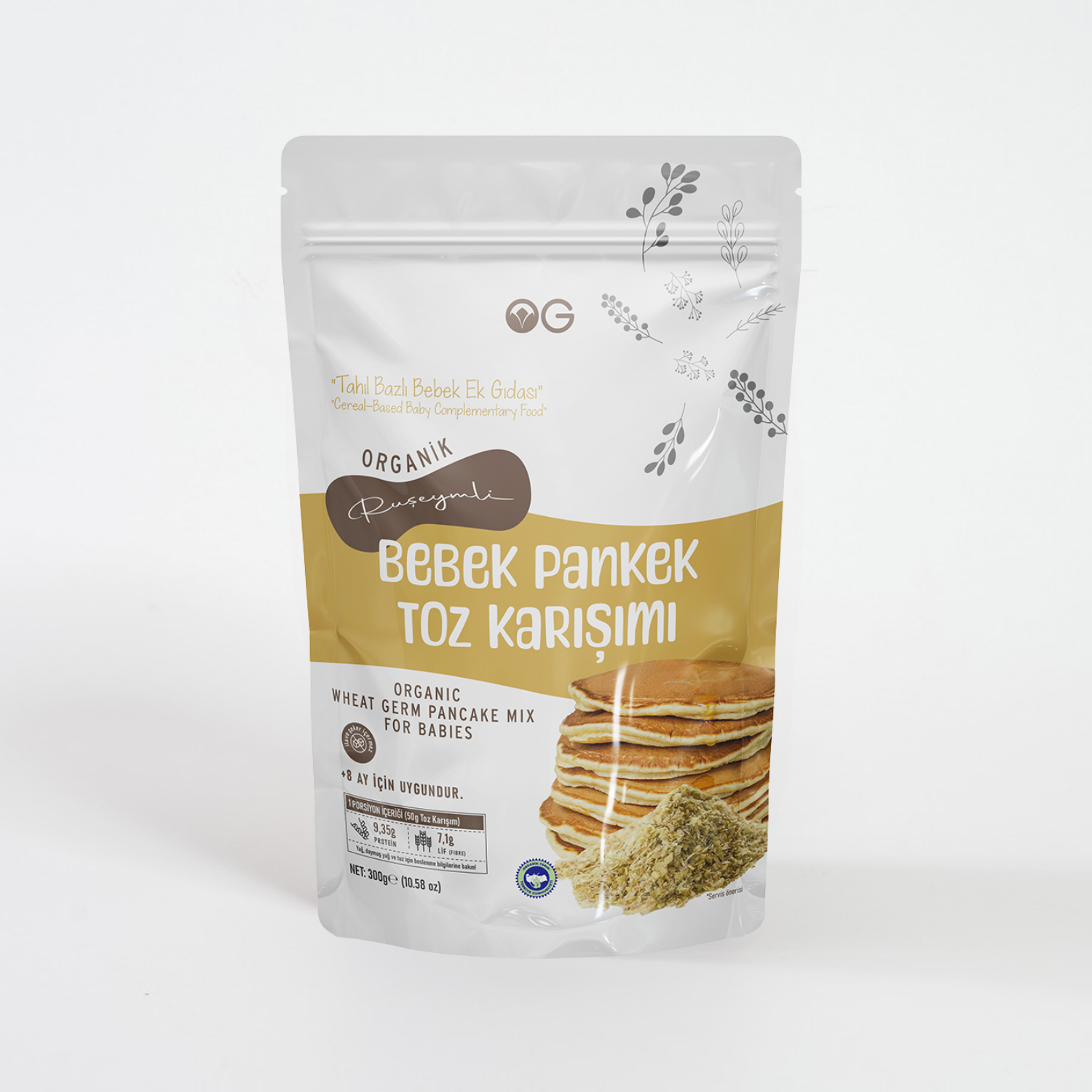 OG Keçiboynuzu Unlu Bebek Pankek Toz KarışımıOG Organik