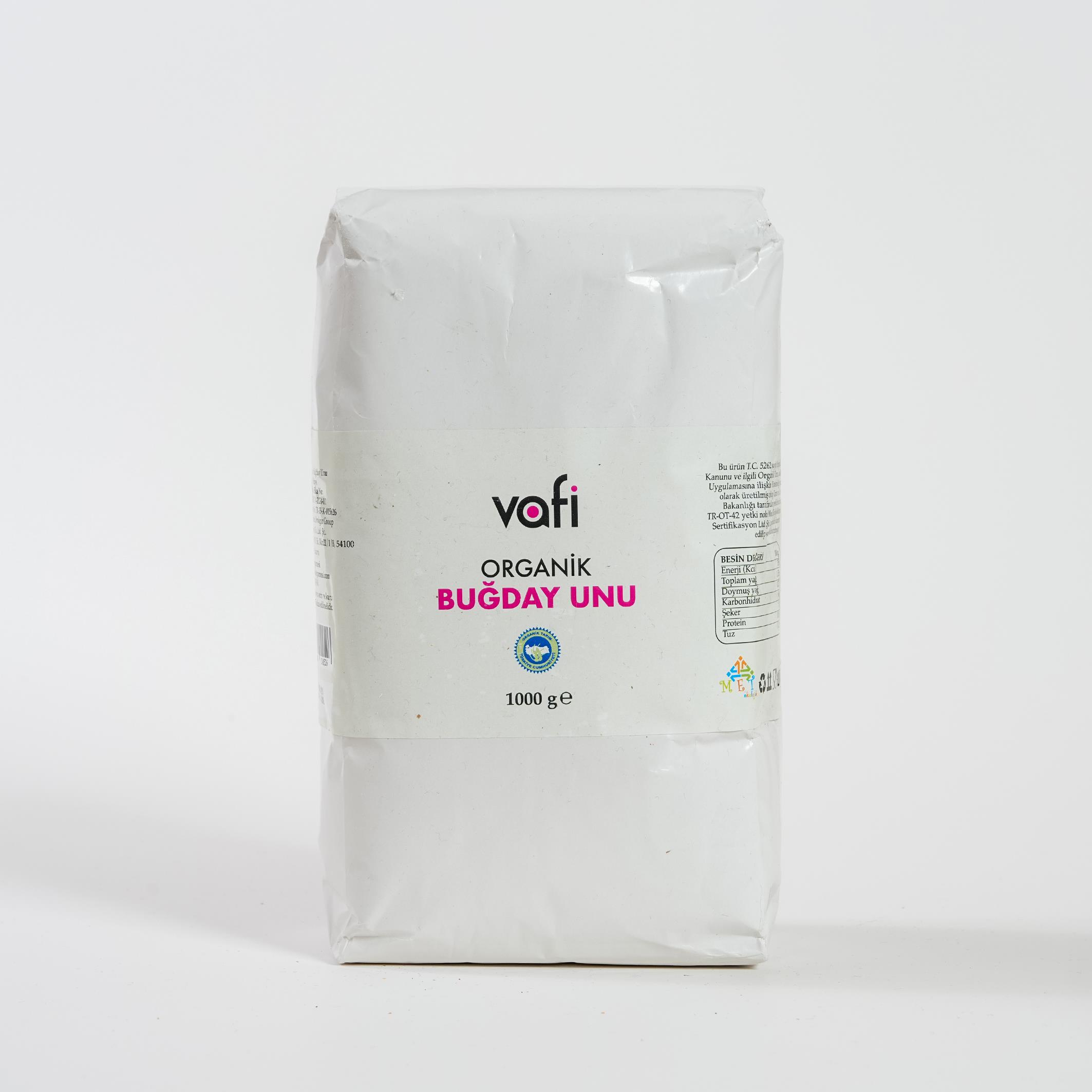 Vafi Organik Buğday Unu 1 kg MG 1 ADET