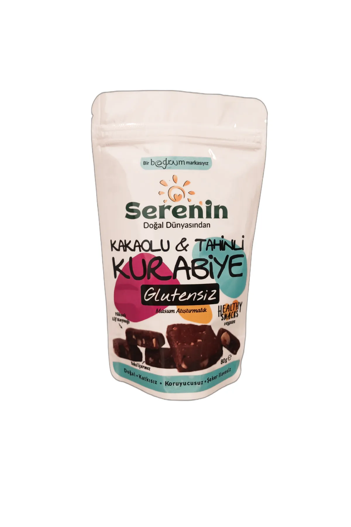 Serenin Doğal Dünyası Glutensiz Kakaolu&Tahinli Kurabiye 80 grSerenin Doğal Dünyası