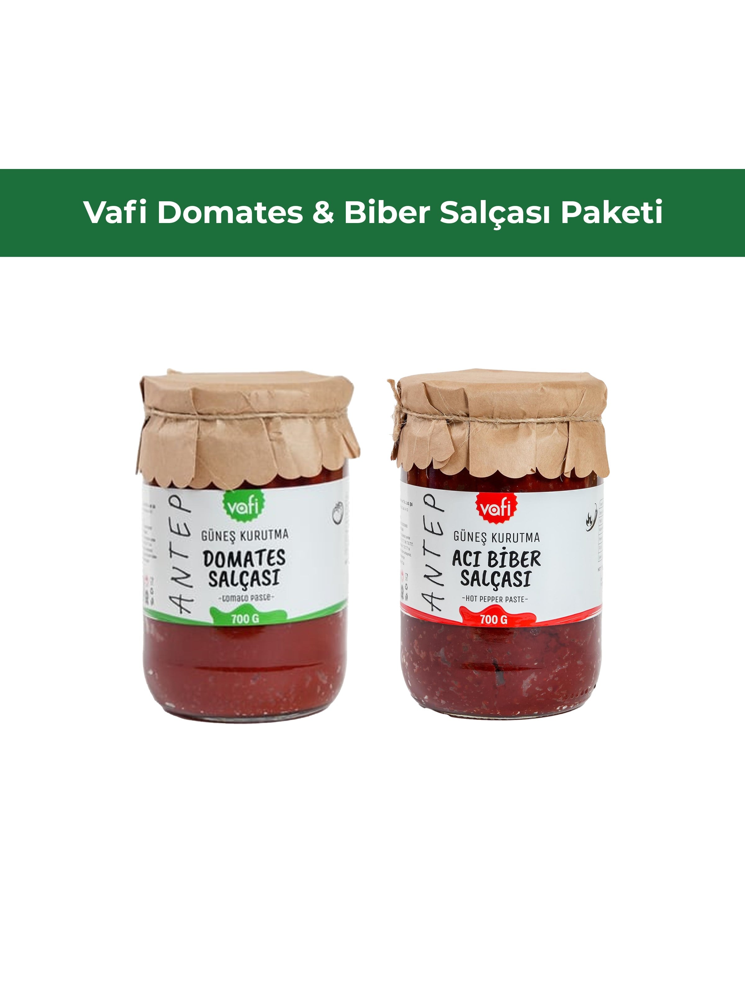 Vafi Domates & Biber Salçası Vafi