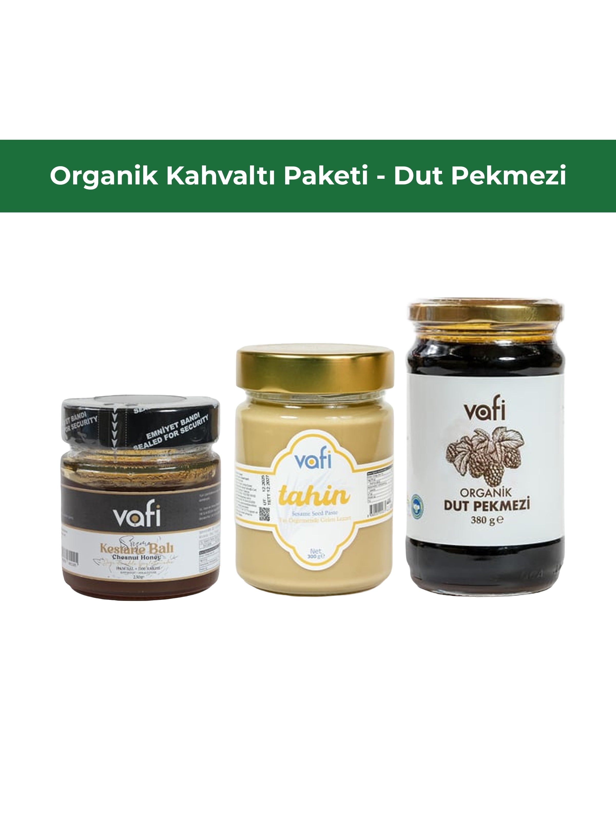 Vafi Organik Kahvaltı Paketi – Dut PekmezliVafi