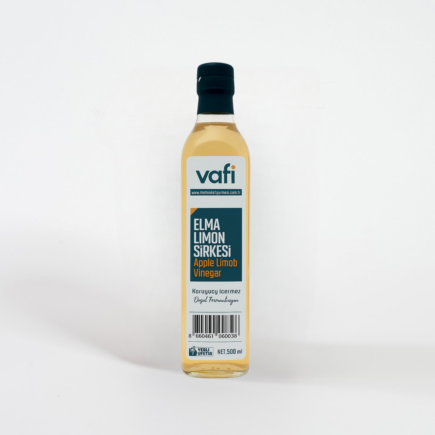 Vafi Sirke Serisi Elma Limon Sirkesi 500 ml