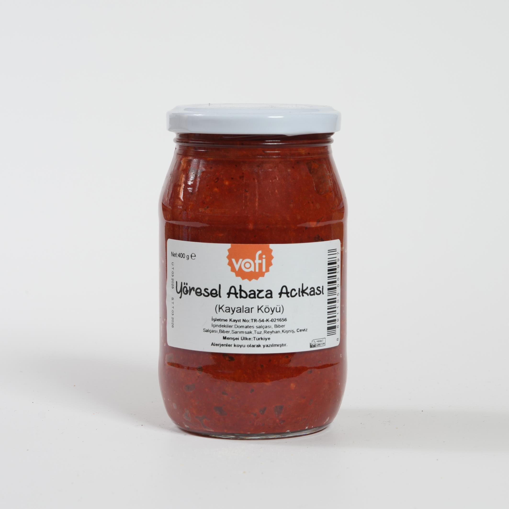 Yöresel Abaza Acıkası 400 grVafi