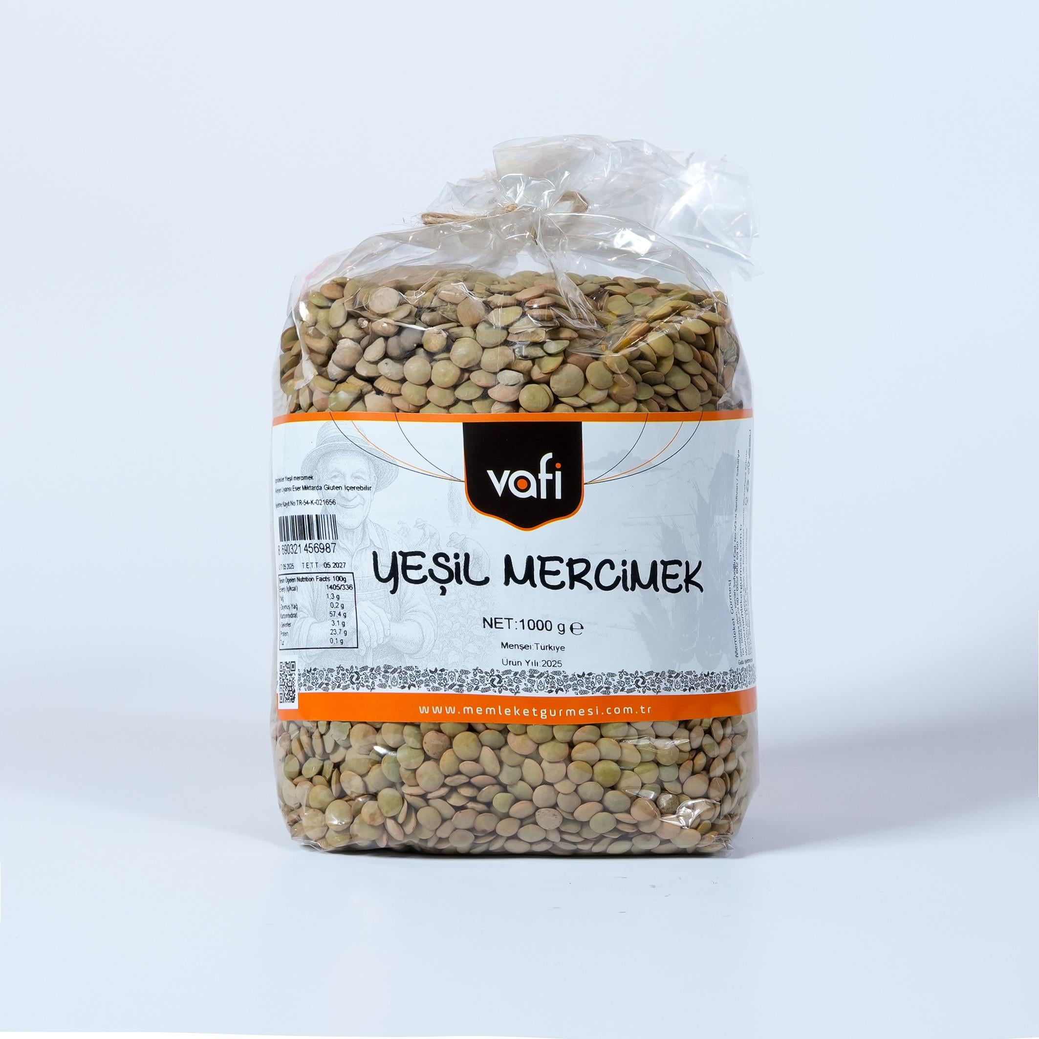 Yozgat Yeşil Mercimek 1000 g 1 ADET