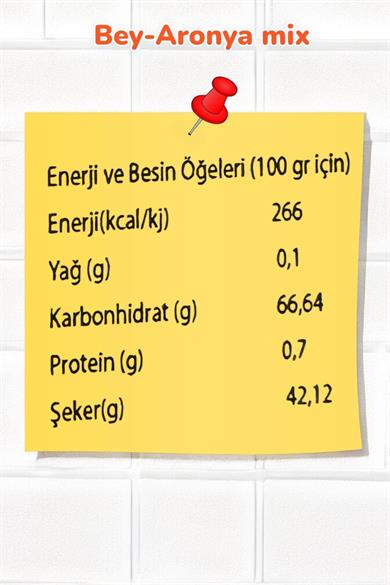 Beyorganik Organik Bey-Aronya-Mix 260 gr