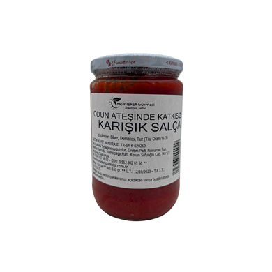 Vafi Odun Ateşi Karışık Salça 650 gr