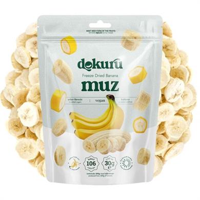 Dokuru Dondurularak Kurutulmuş Muz 30 gr