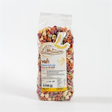 Ev Yapımı Deniz Kabuğu Sebzeli Erişte 500 gr MG