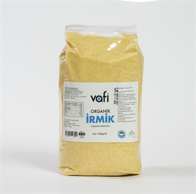 Vafi Organik İrmik 500 Gr