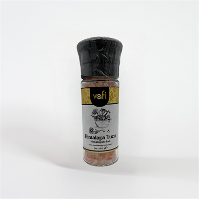 Vafi Cam Değirmen Kapak Serisi Himalaya Tuzu 120 gr