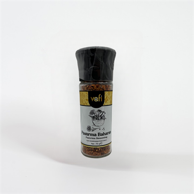 Vafi Cam Değirmen Kapak Serisi Pastırma Baharatı 70 gr