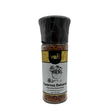 Vafi Cam Değirmen Kapak Serisi Pastırma Baharatı 70 gr