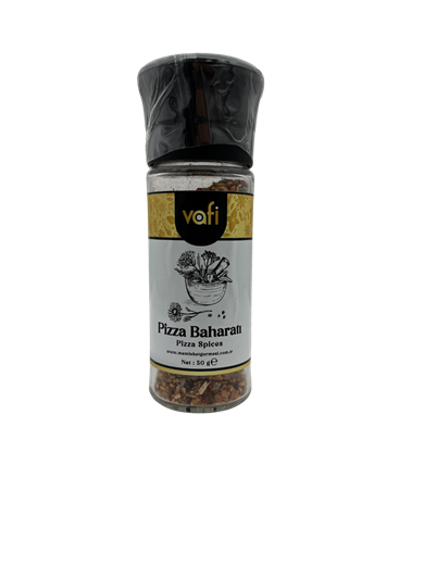 Vafi Cam Değirmen Kapak Serisi Pizza Baharatı 50 gr