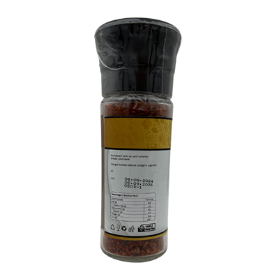 Vafi Cam Değirmen Kapak Serisi Pul Biber 60 gr